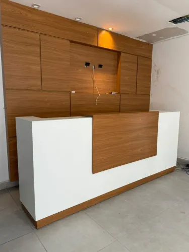 BALCÃO DE RECEPÇÃO NOVO EM MDF
