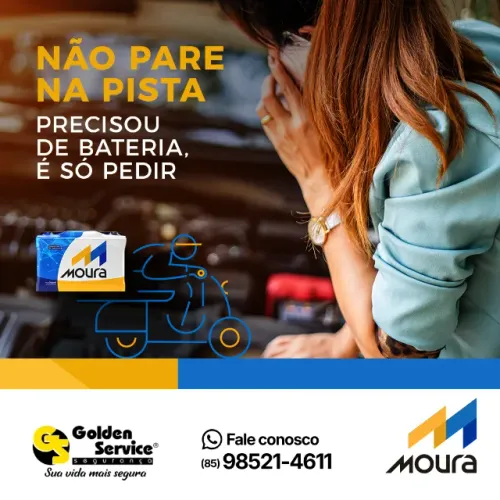 Bateria Moura 60 Amperes para Palio, Ecosport 2.0, New Fiesta, Saveiro no Mondubim