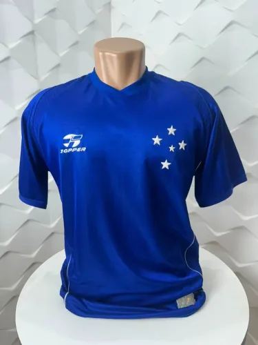 Camisa Cruzeiro Original 2002 Home Azul