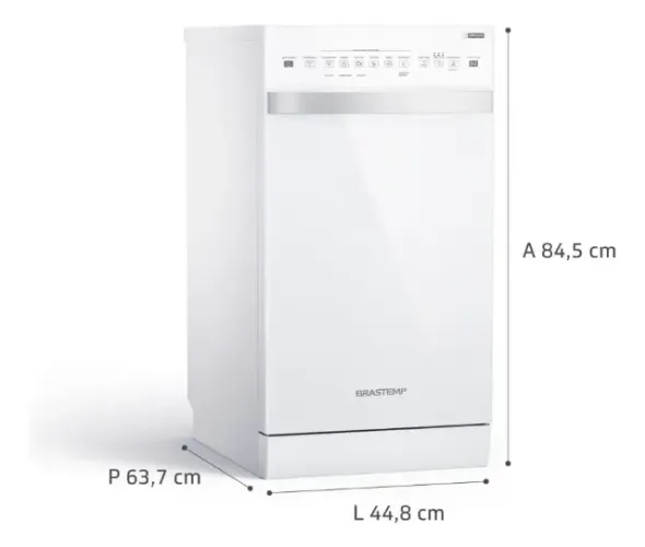 Lava-louças 10 Serviços Brastemp Branco Com Ciclo Pesado