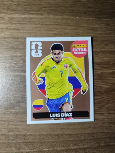 Figurinha extra stiker bronze do "Luis Dias"