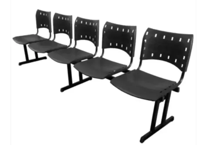 Longarina 5 lugares polipropileno