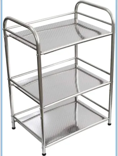 Estante / carrinho multiuso em inox