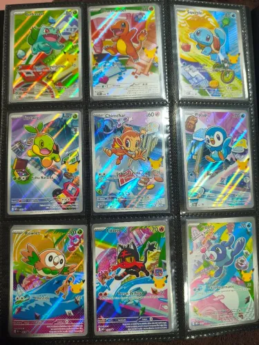 Coleção Pokémon série 1 inicial.