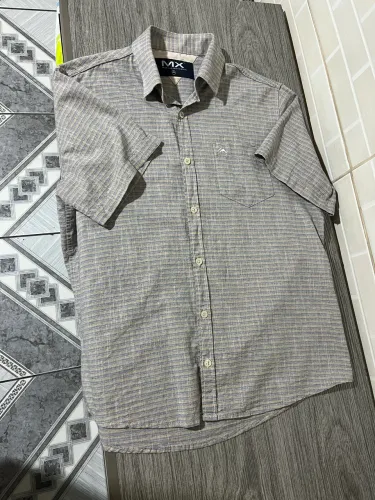 Camisa Social MX Masculina Manga Curta Tamanho P - Ótimo Estado