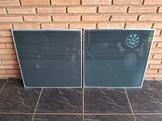 2 Tampas de vidro ORIGINAL BRASTEMP temperado de máquina de lavar louça antiga. R$ 270.