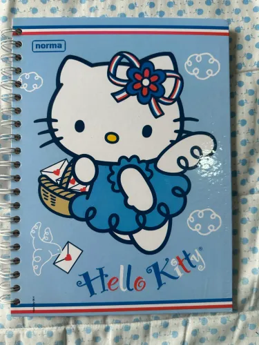 hello kitty norma vintage anos 2000 caderno 10 mat