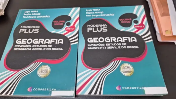 KIT LIVRO DIDÁTICO GEOGRAFIA  - MODERNA PLUS