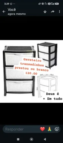 Gaveteiro do grande preto e branco