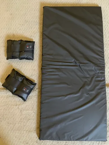 Kit Caneleiras 2kg + Colchonete - Pouquíssimo Uso