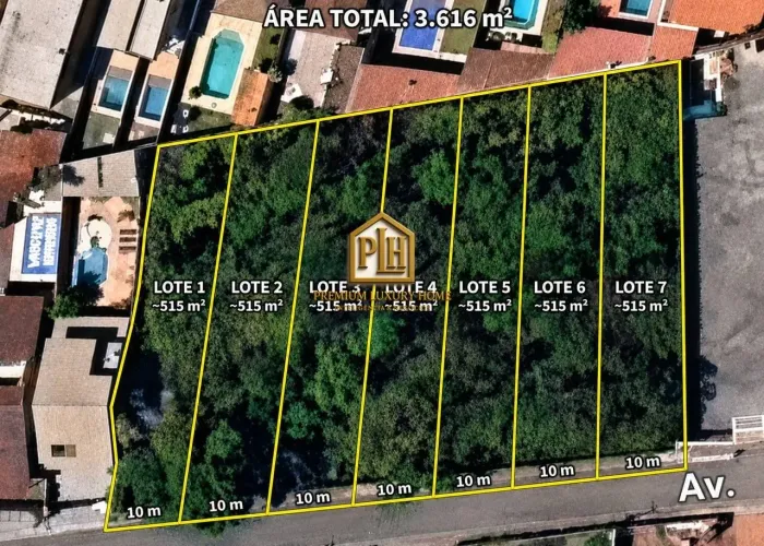 Terreno à venda, 515 m² por R$ 742.000 - Prox. Lucas Nogueira Garcez - Atibaia/SP