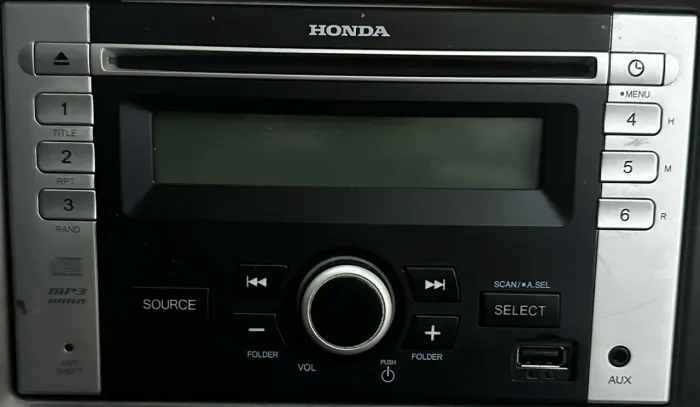 Radio Som original honda fit 2012/2013