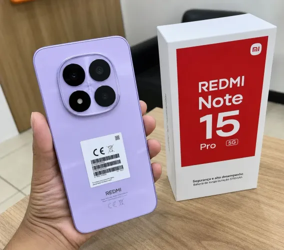 Note 15 Pro 5G 512/8GB Global Novo Lacrado Loja Fisica Promoção