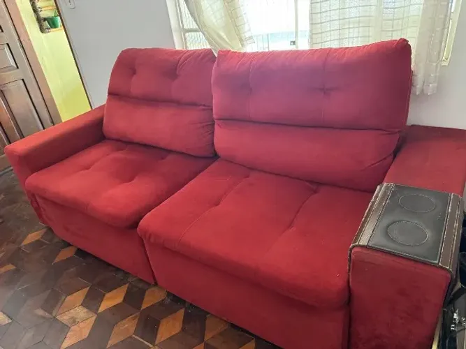 Sofá de 2 lugares retratil