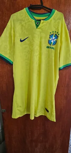 Camisa do Brasil 2XL 2GG XXL Modelo Jogador