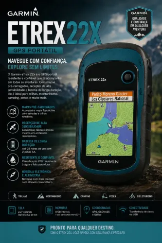 Gps Portátil Garmin Etrex 22x