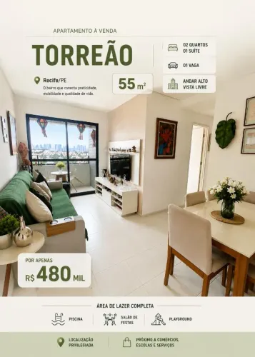 Edf. Duetto | 03 quartos | Andar alto | R$ 480 mil
