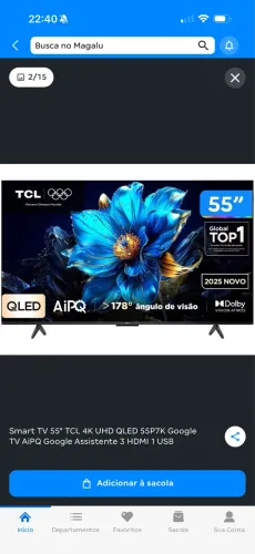 Tv na caixa 