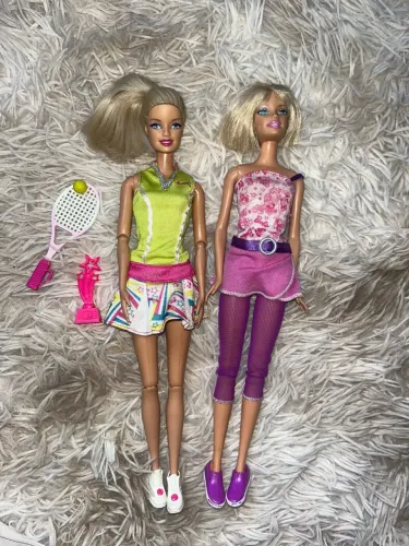 Barbie tenista+Barbie da bicicleta