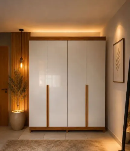 Guarda roupa Alvorada 4 portas 100% MDF 