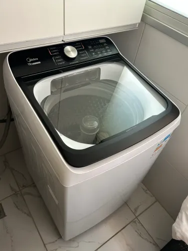 Máquina de Lavar 13kg Branca Wave Agitador Midea