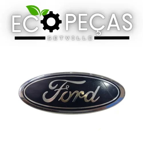Emblema C Base Ford Ka Fiesta Tampa Traseira E Grade 2008/20