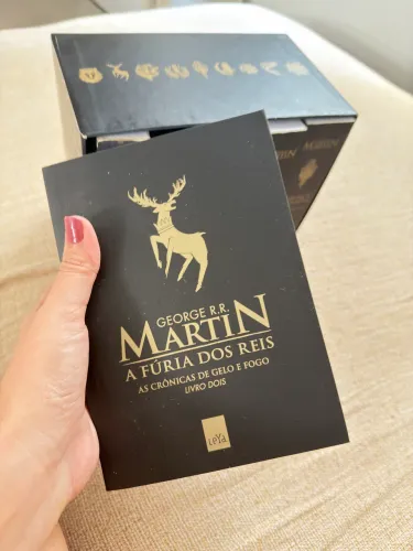 Box livros as crônicas de gelo e fogo