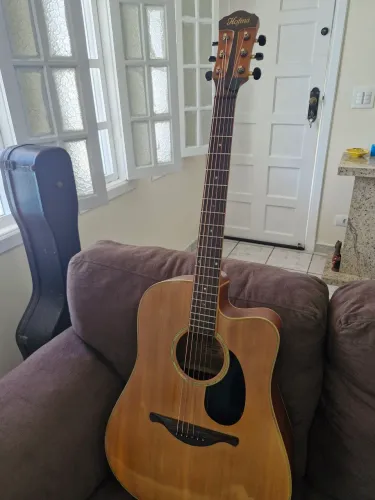VIOLÃO HOFMA HMF-350 STNT SPECIAL EDITION + HARD CASE ORIGINAL