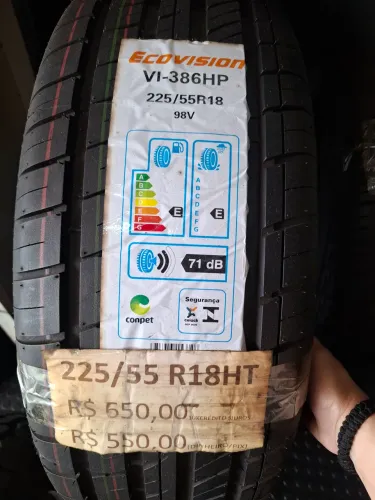 PNEU 225/55/18 HT ECOVISION R$ 549,99 NO PIX