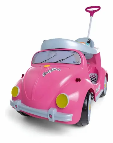 ? Carrinho Infantil Rosa - Seminovo, Muito Conservado!