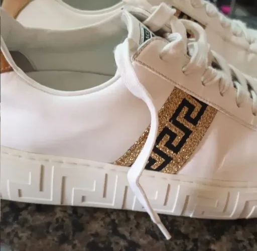 Tênis versace com estampa Grega Original 41