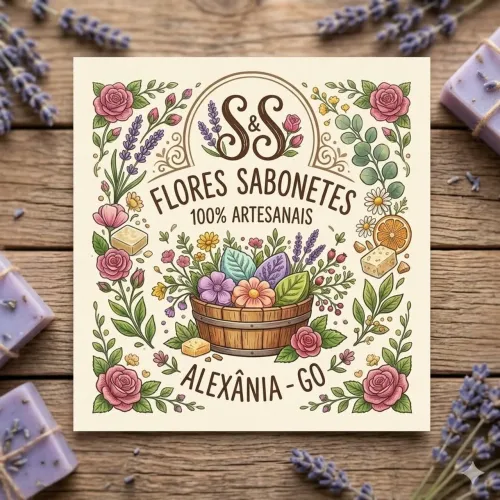 S&S Flores Sabonetes 100% Artesanais 