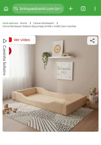 Cama montessoriana