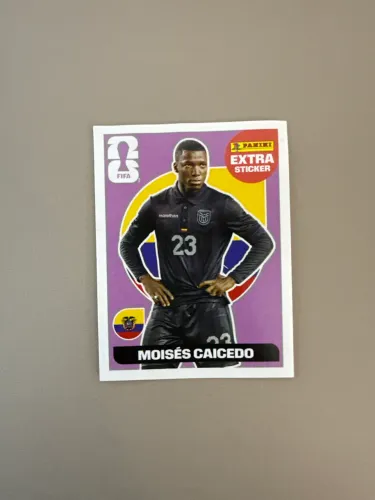 Figurinha Panini Moisés Caicedo Legend