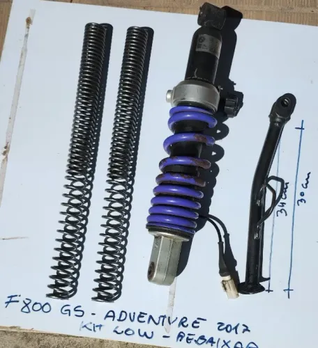 Kit LOW pra BMW F800 GS adventure 2017