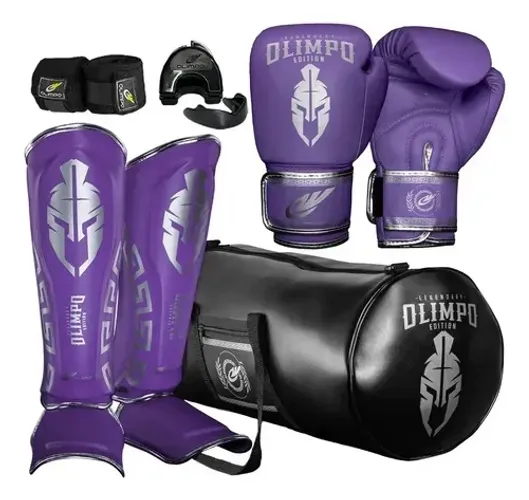 Kit Muay Thai roxo NOVO