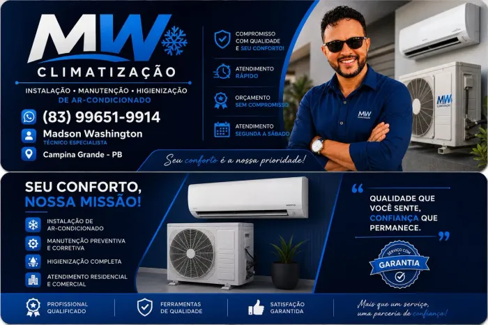 Climatização... Instalação e manutenção ar condicionado