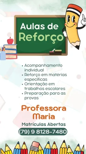 Aulas de Reforço Escolar - Presencial ou EAD