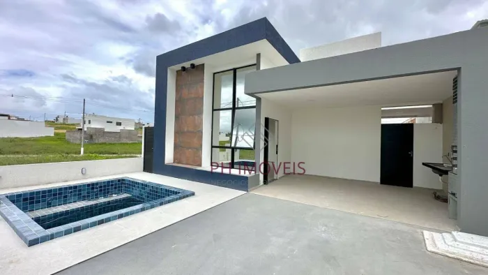 Casa com 3 quartos sendo 1 suíte no Condomínio Porto Monte - 100m²