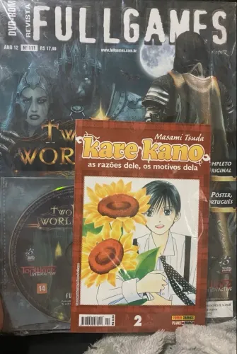rom full games two worlds + kare kano as razões dele os motivos dela + comic dragon