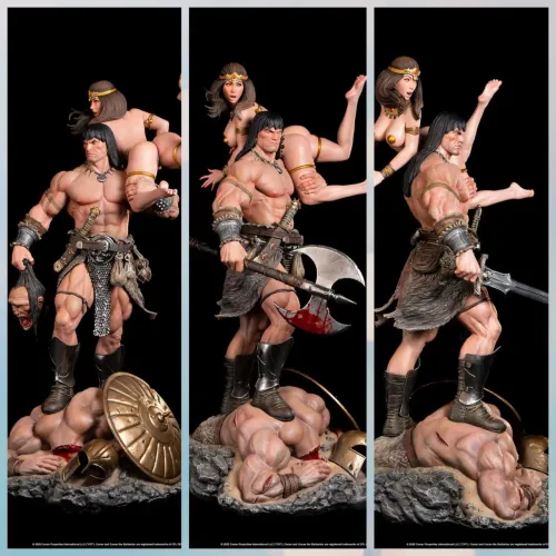 Estátua Conan  o bárbaro delux pcs 1/4