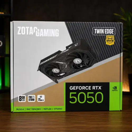 Placa de Vídeo Zotac Gaming Twin Edge OC 8GB GeForce RTX5050 GDDR6