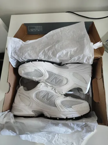 New Balance 530 Branco/Branco Off.