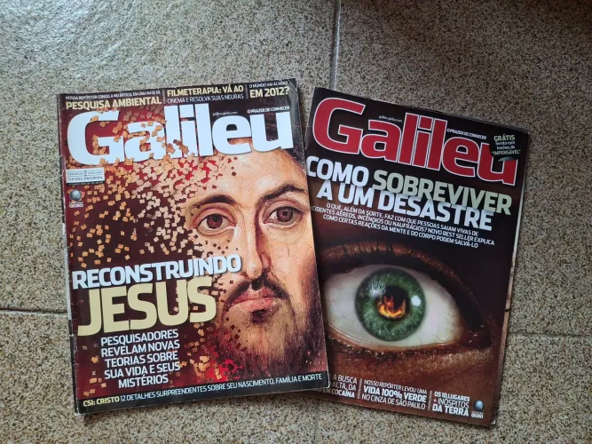 Revistas Galileu - Ano 2008 (Lote com 2 unidades)
