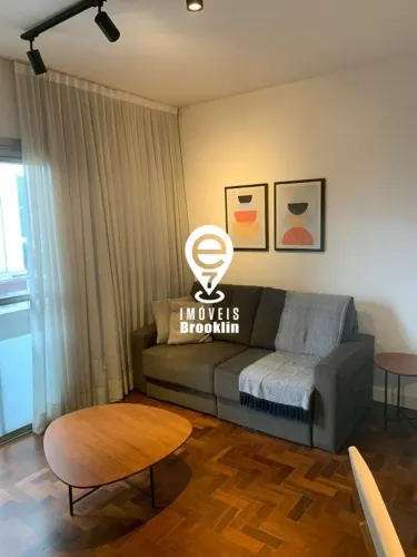 Apartamento para locação na Vila Olimpia, Mobiliado; 2 quartos, 1 vaga, 72 m².