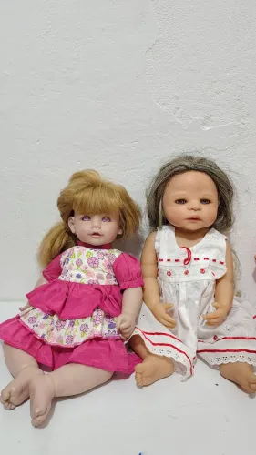 Boneca adorar Doll e outra tipo Rebom.