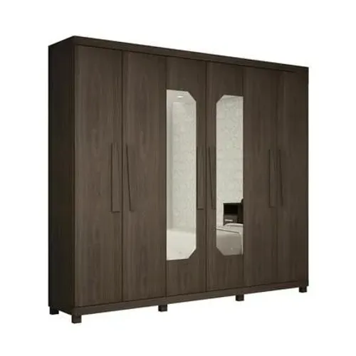 Guarda Roupa Casal Gelius Infinity 6 Portas MDF/MDP Grande