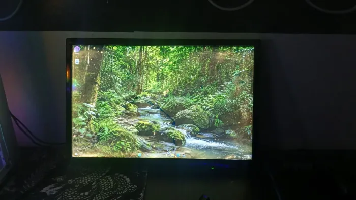 MONITOR HQ 75HZ - tela esverdeada apenas!