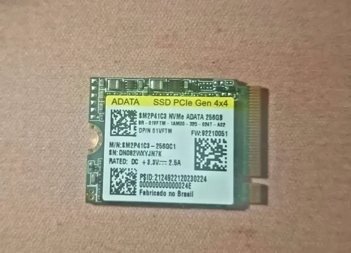 Ssd nvme 256gb