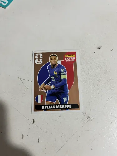 Figurinha EXTRA STICKER do Mbappé BRONZE